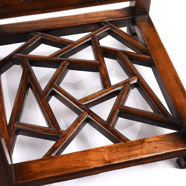 Ice Cracking Shelf Detail From Chinese Flower Stand - Early 20thC | Indigo Antiques