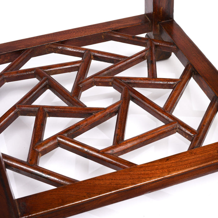 Ice Cracking Effect From Chinese Flower Stand - Early 20thC | Indigo Antiques