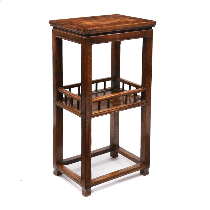 Antique Walnut Chinese Flower Stand Side Table From Shanxi -19thC | Indigo Antiques