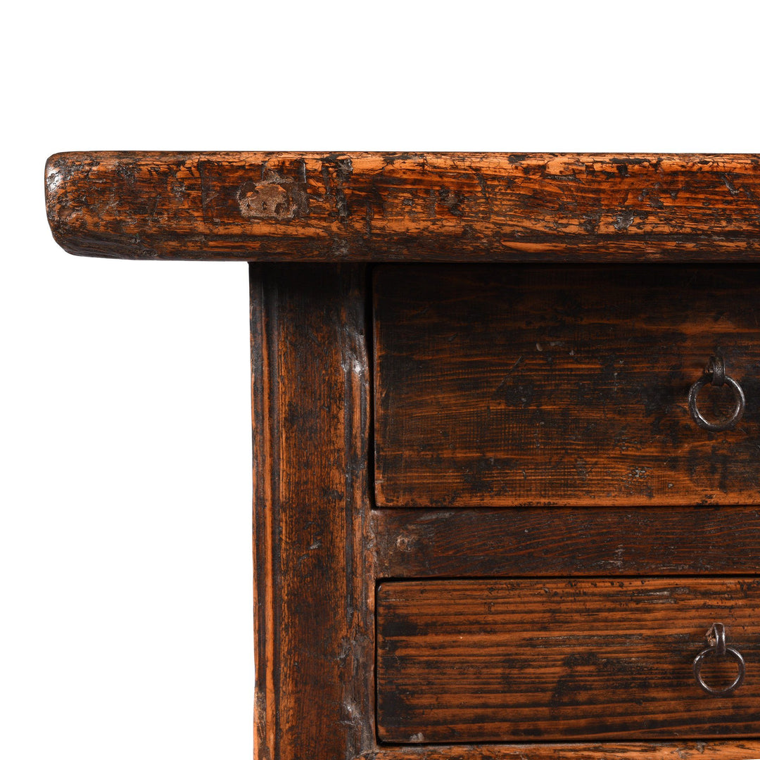 Detail Of Compact Coffee Table From Shanxi - 19thC | Indigo Antiques