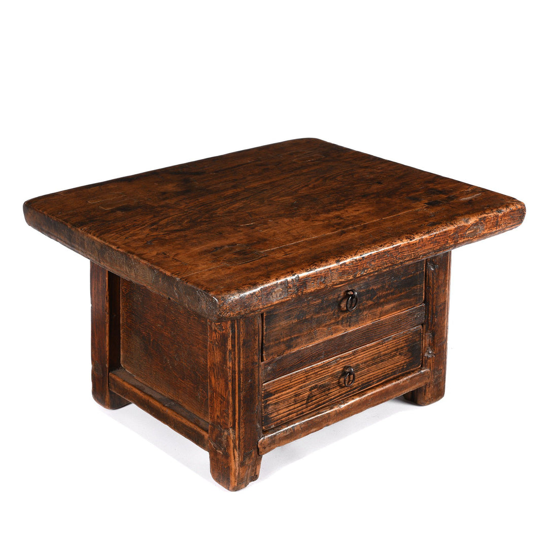 Angle View Of Compact Coffee Table From Shanxi - 19thC | Indigo Antiques