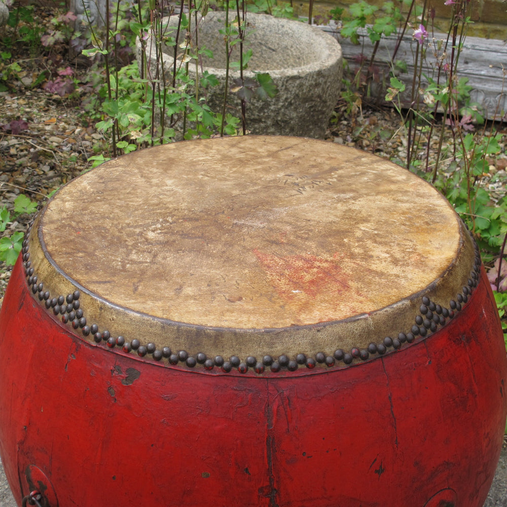 Vintage Chinese Drum (Tanggu) - 19thC | Indigo Oriental Antiques