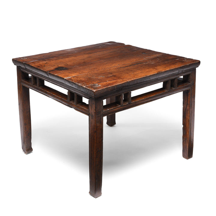 Side View Of Walnut Side Table From Shanxi - Early 20thC | Indigo Antiques