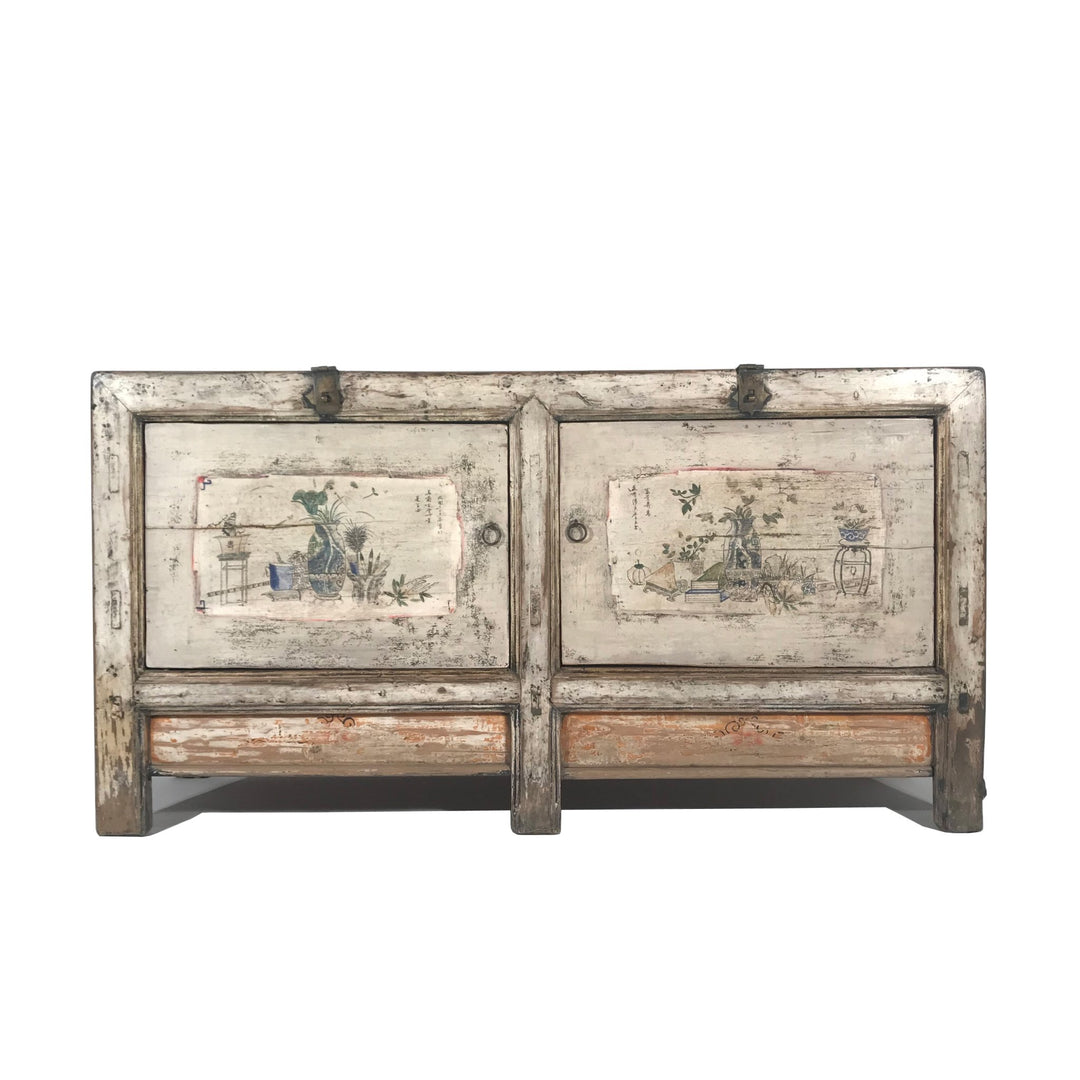 Mongolian Sideboard - Original Painting - 19thC - 159 x 45 x 83 (wxdxh cms) - C1442