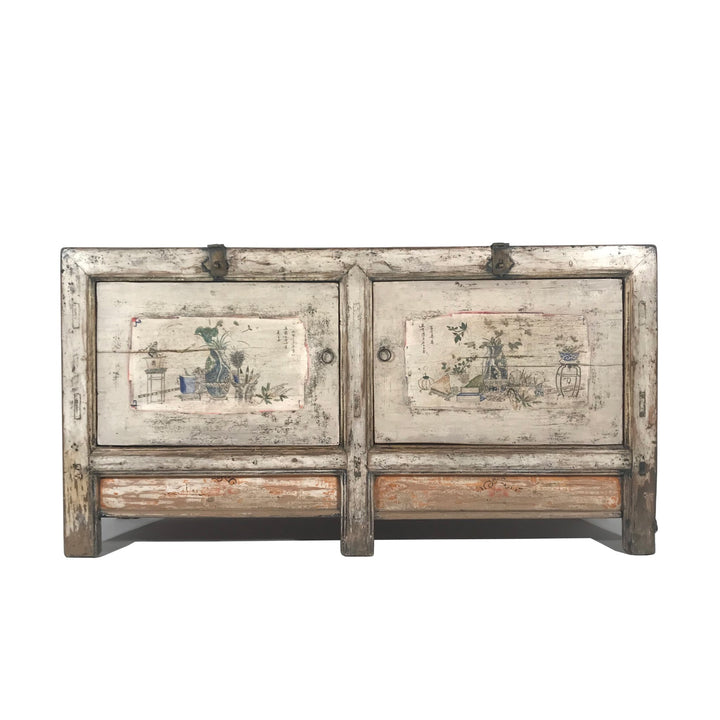 Mongolian Sideboard - Original Painting - 19thC - 159 x 45 x 83 (wxdxh cms) - C1442