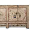 4 Door Pale Painted Mongolian Sideboard - 19thC