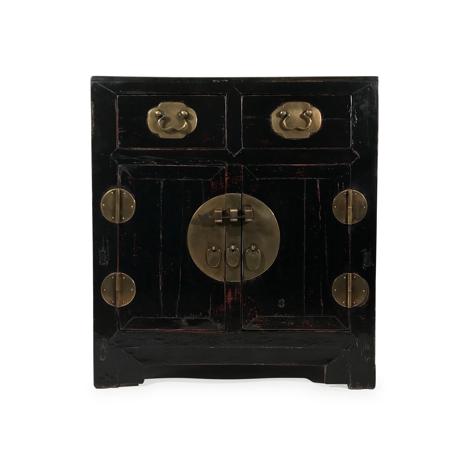 Black Lacquer Sideboard From Tianjin - 19thC - 83 x 48 x 91 (wxdxh cms) - C1496V2