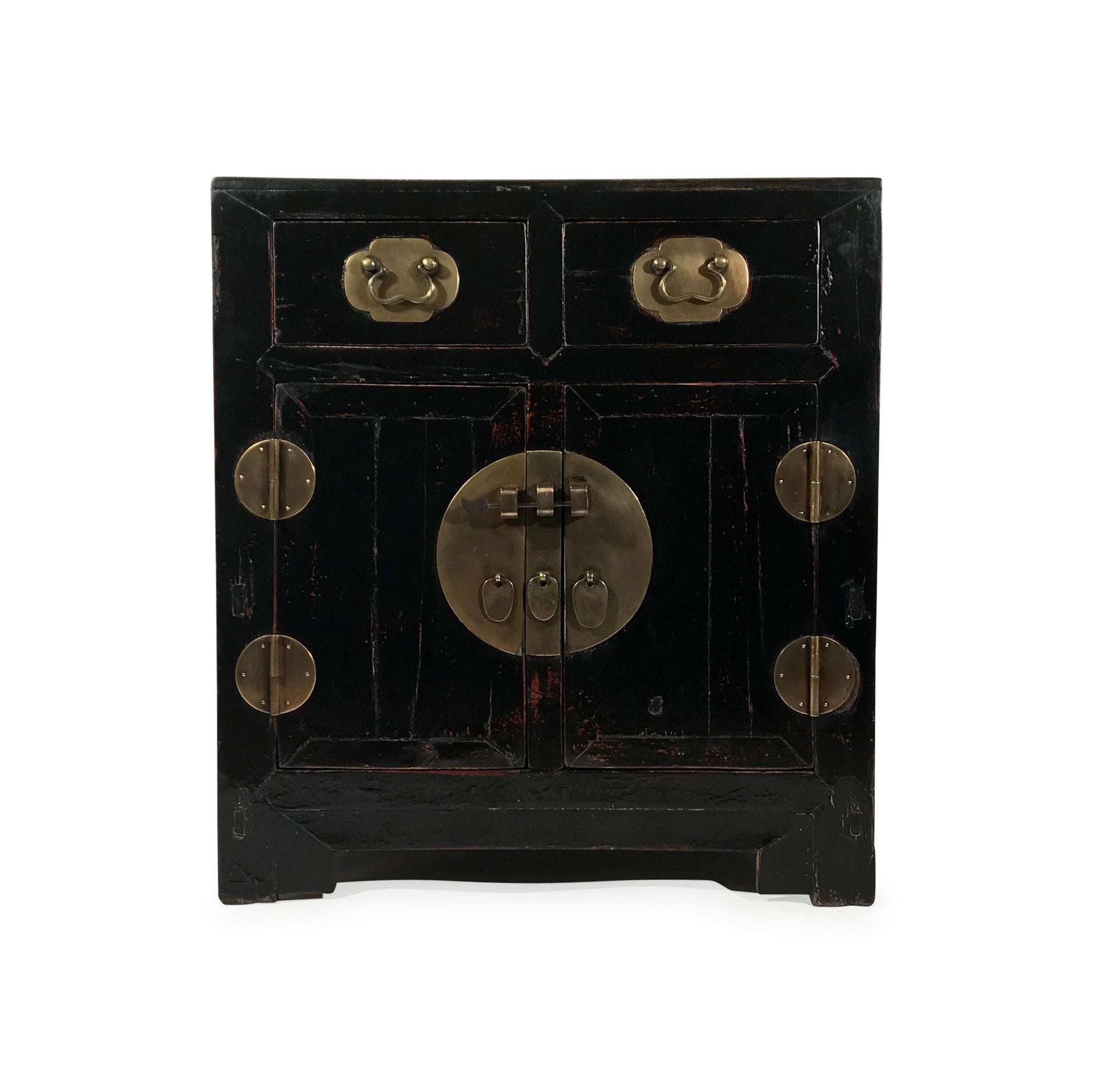 Black Lacquer Sideboard From Tianjin - 19thC - 83 x 48 x 91 (wxdxh cms) - C1496V2