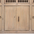 Bleached Lattice Kitchen Cabinet From Tianjin - Late 19thC