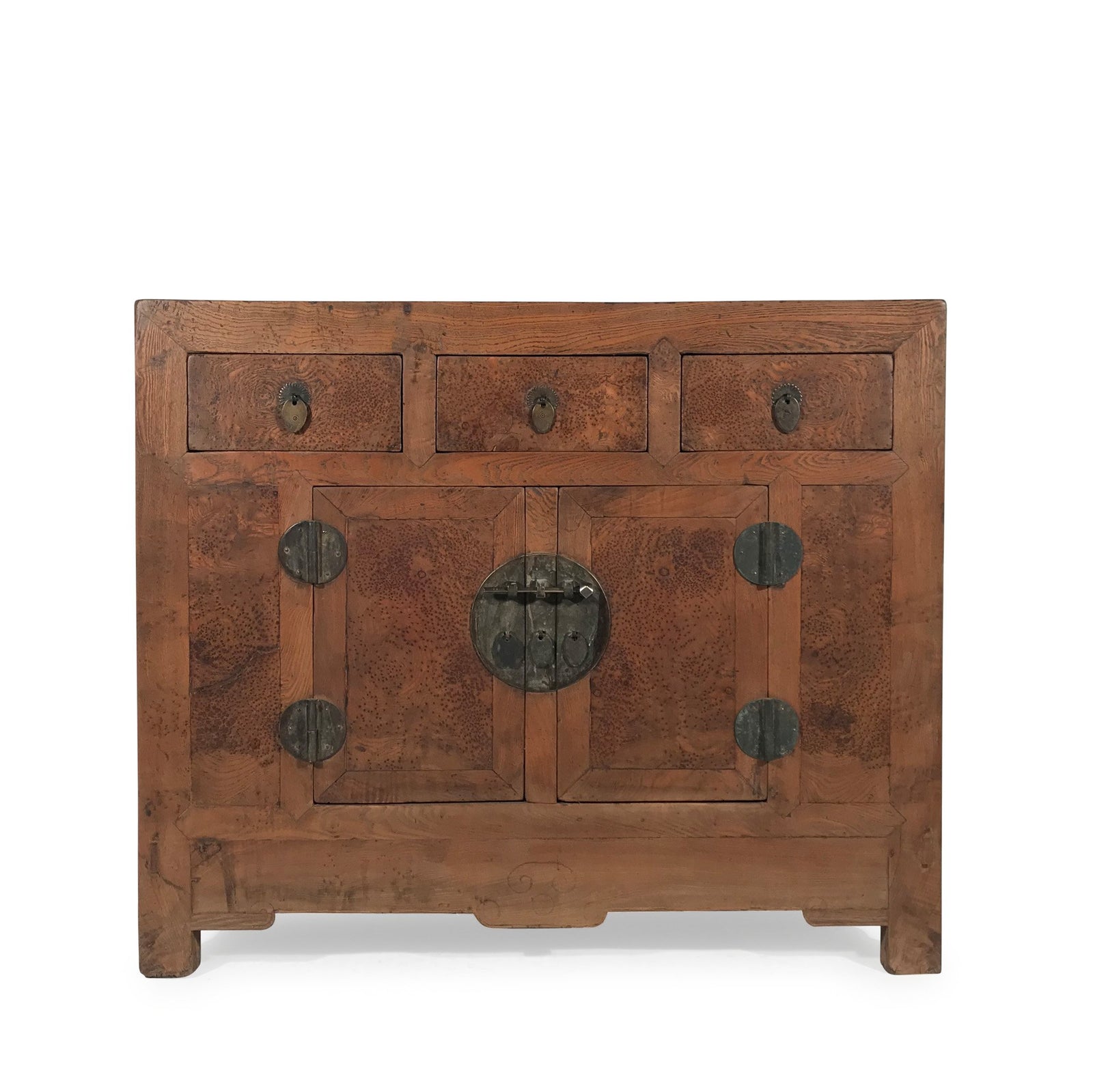 Tianjin Sideboard Made From Burr Elm - 19thC - 99.5 x 52 x 84 (wxdxh cms) - C1421