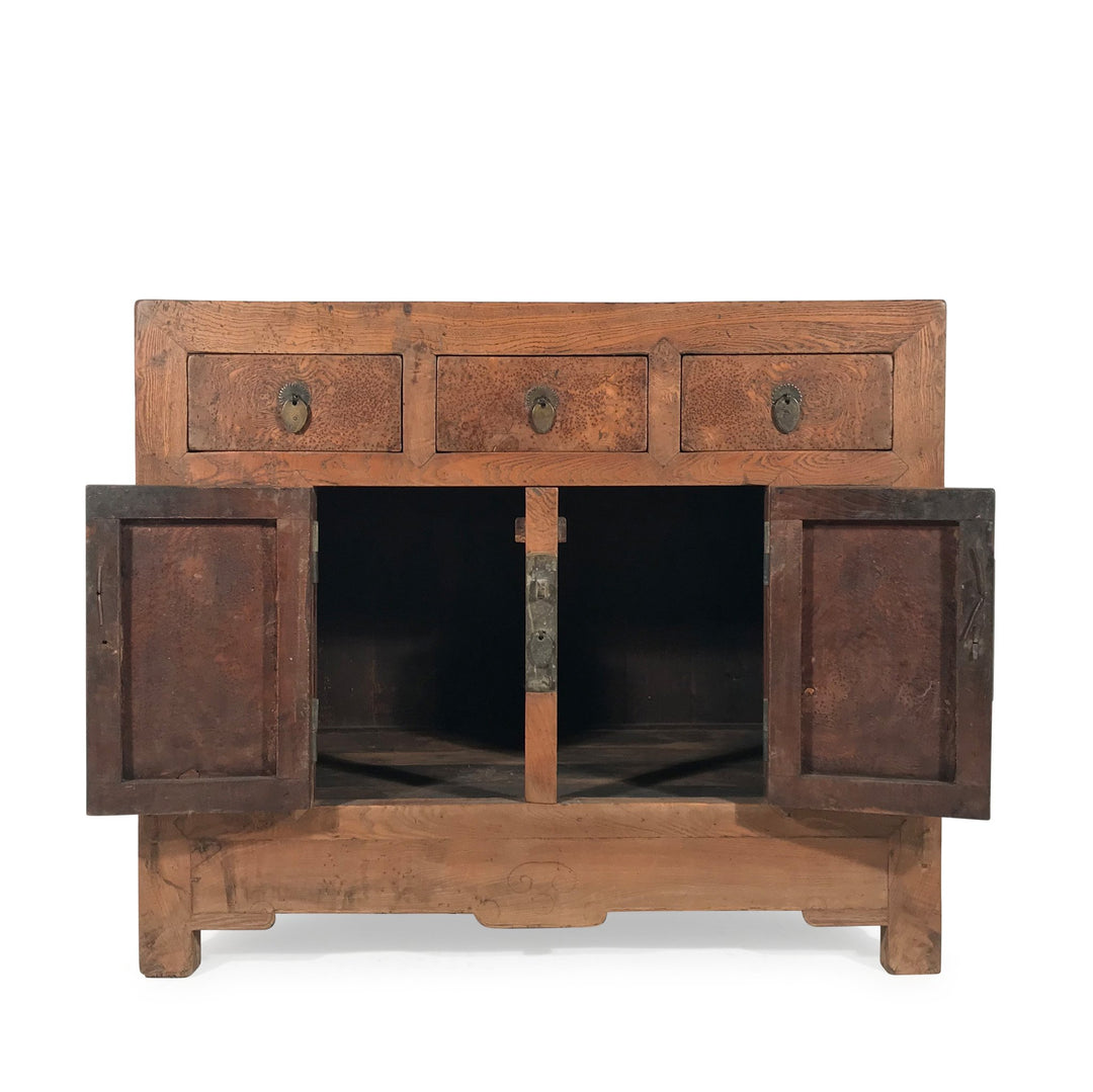 Tianjin Sideboard Made From Burr Elm - 19thC - 99.5 x 52 x 84 (wxdxh cms) - C1421