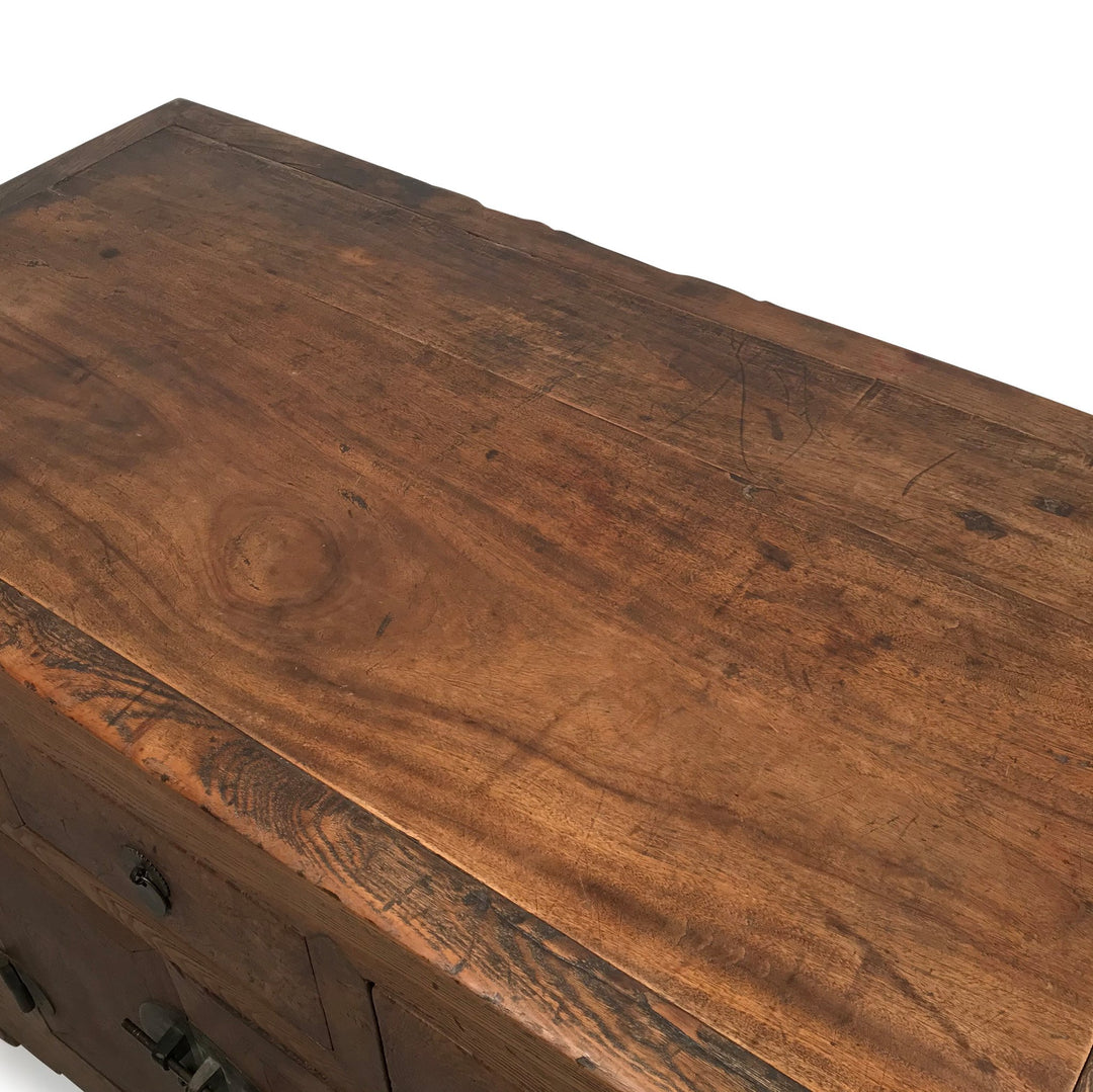 Tianjin Sideboard Made From Burr Elm - 19thC - 99.5 x 52 x 84 (wxdxh cms) - C1421