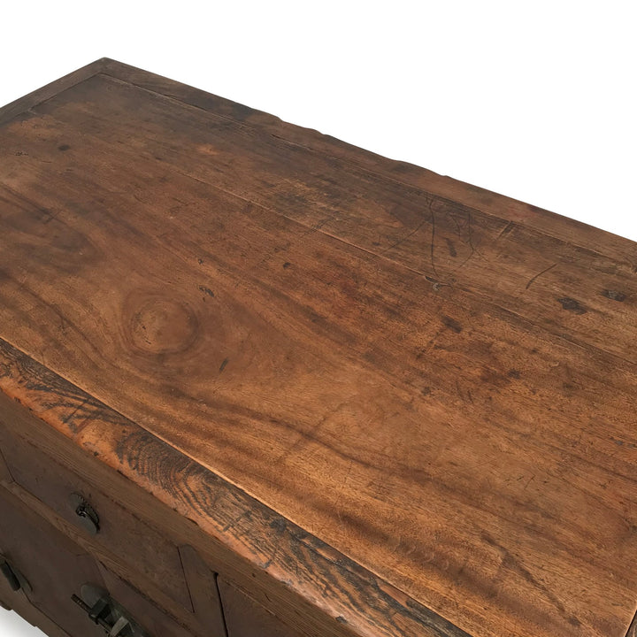 Tianjin Sideboard Made From Burr Elm - 19thC - 99.5 x 52 x 84 (wxdxh cms) - C1421