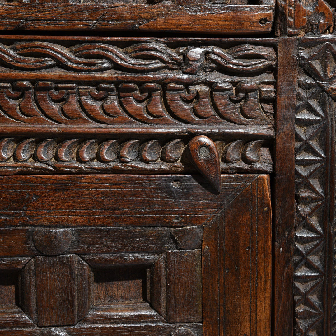 Reclaimed Carved Teak Sideboard | Indigo Antiques