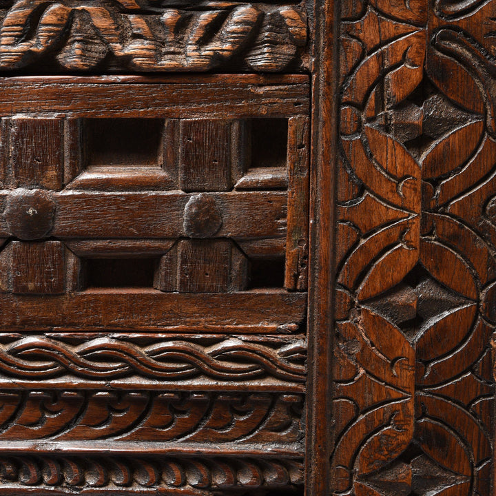Reclaimed Carved Teak Sideboard | Indigo Antiques