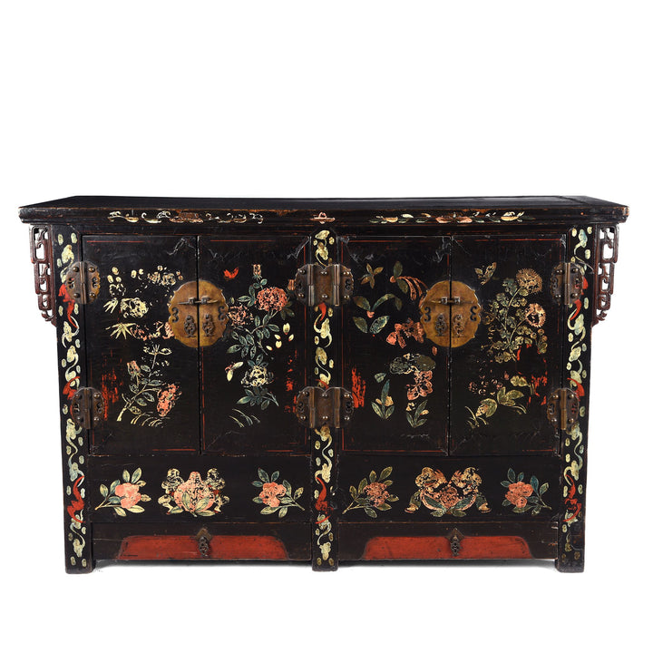 Chinese Black Lacquer Sideboard - 19th Century | Indigo Oriental Antiques