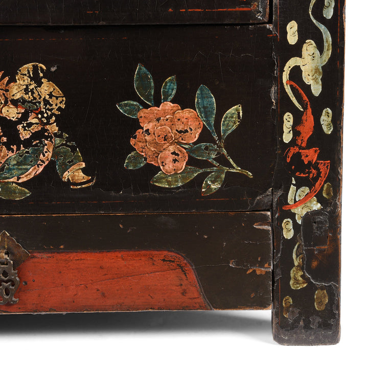 Chinese Black Lacquer Sideboard - 19th Century | Indigo Oriental Antiques