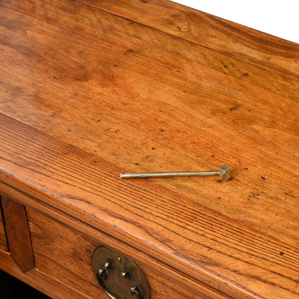 Elm Chinese Sideboard From Peking - Late 19thC