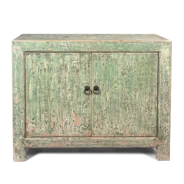 Green 2 Door Sideboard Made From Reclaimed Pine