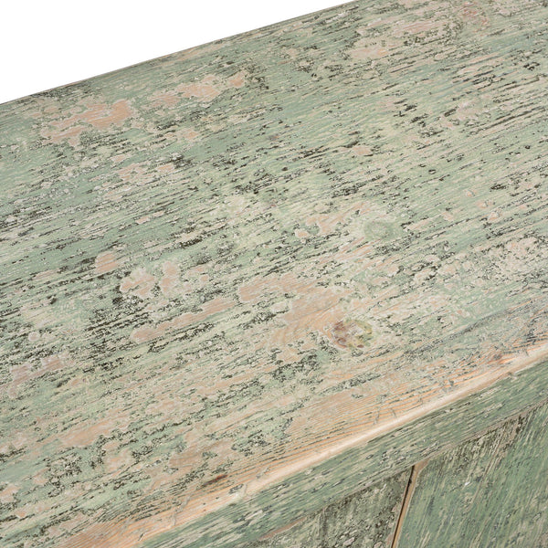 Green 2 Door Sideboard Made From Reclaimed Pine