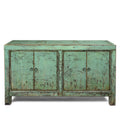Green Lacquer 4 Door Sideboard - Shanxi Style