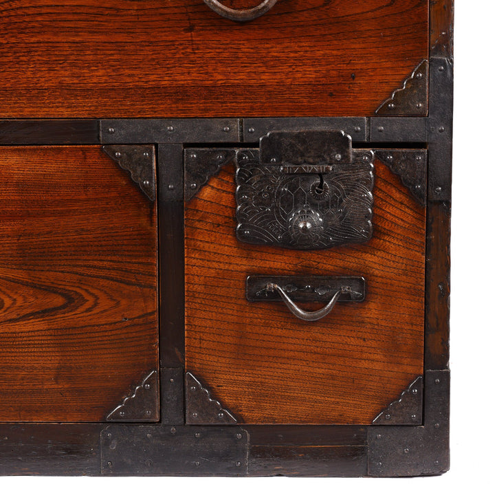 Compartment Detail Of Japanese Isho-Dansu - Meiji Period | Indigo Antiques