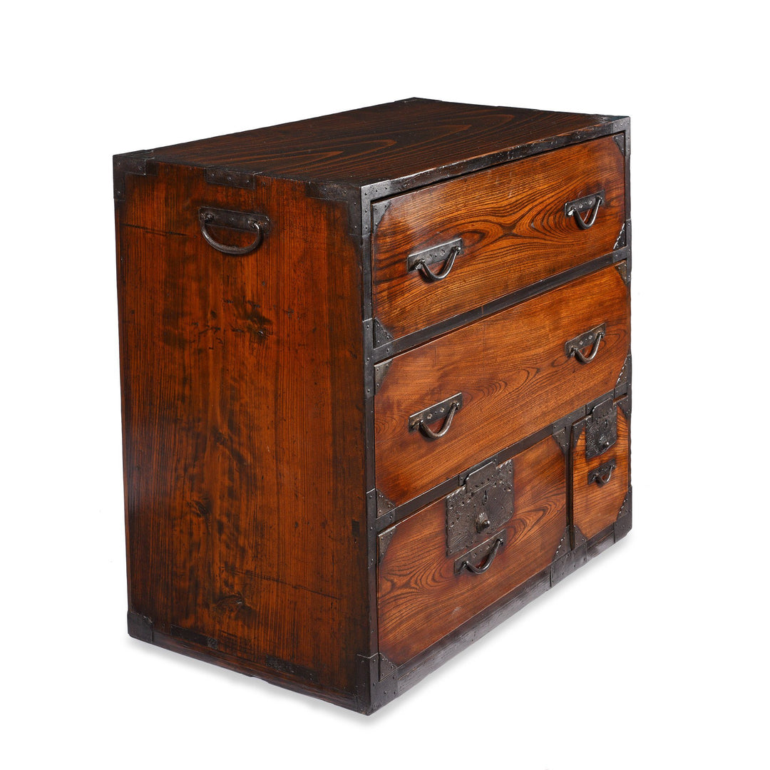Side View Of Japanese Isho-Dansu - Meiji Period | Indigo Antiques