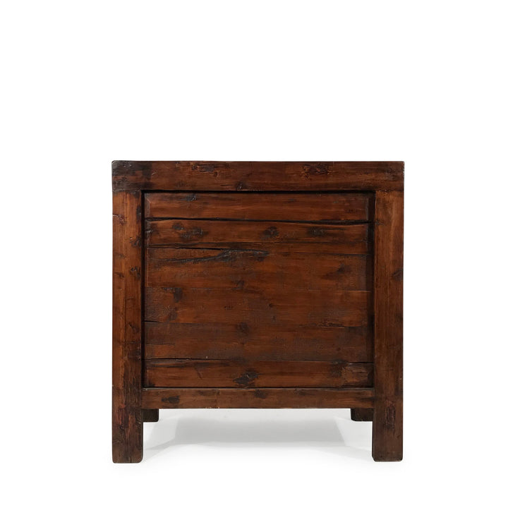 Mongolian Side Cabinet With Original Painting - 18thC - 88 x 46 x 92 (wxdxh cms) - C1426