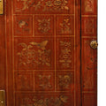 Orange Lacquer Sideboard From Dongbei - Ca 1920