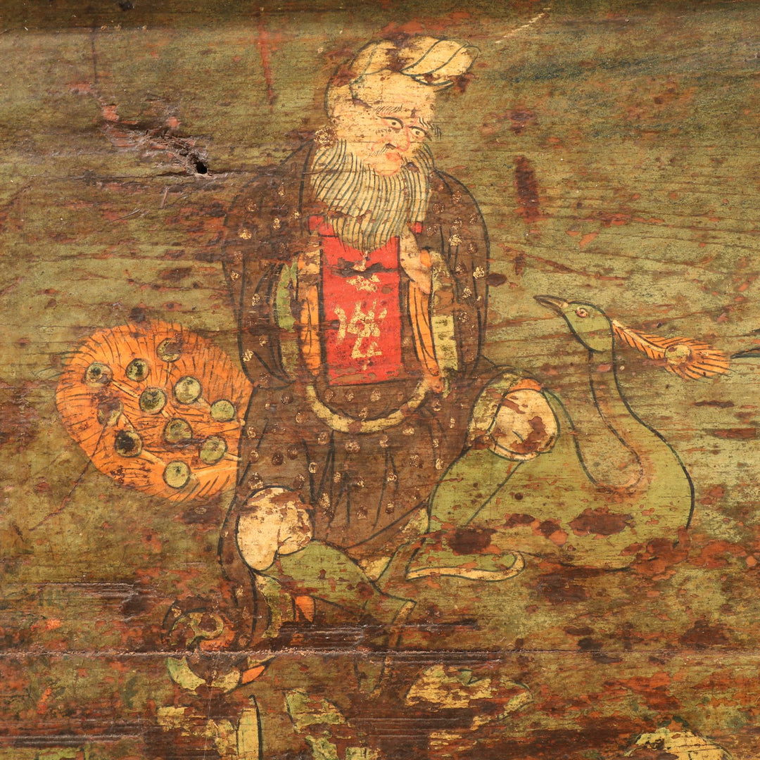 Original Painted Lectern From Tibet | Indigo Oriental Antiques