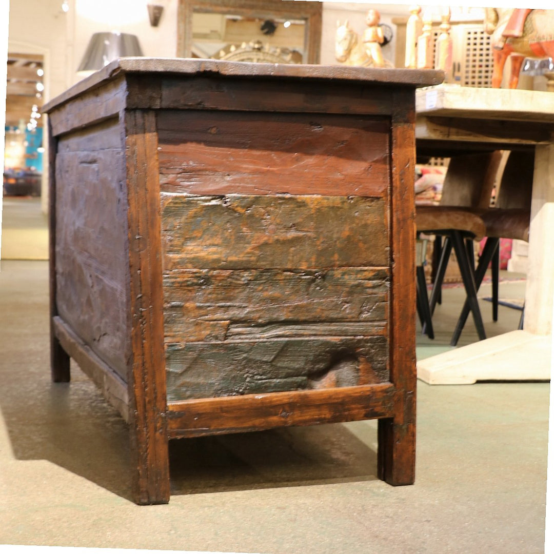 Original Painted Lectern From Tibet | Indigo Oriental Antiques