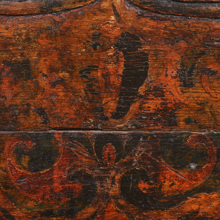 Painted 'Pegam' Altar Cabinet From Tibet - 18thC
