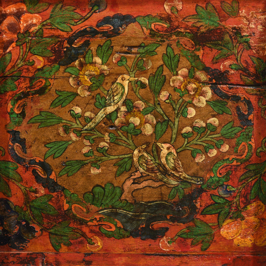 Painted 'Pegam' Altar Cabinet From Tibet - 18thC