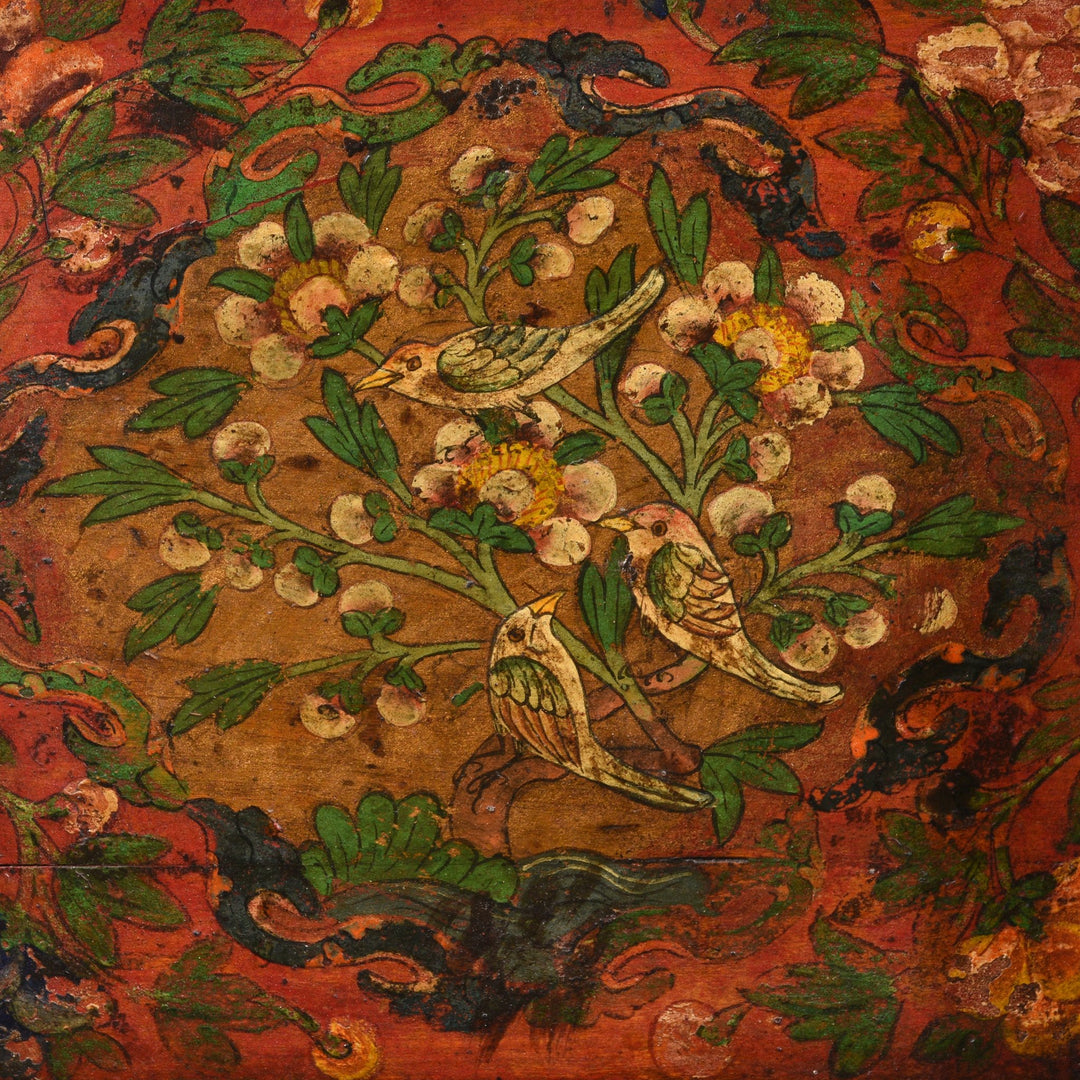 Painted 'Pegam' Altar Cabinet From Tibet - 18thC