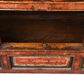Painted Altar Cabinet From Tibet - 19thC