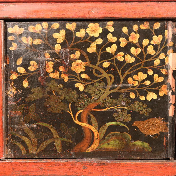 Painted Altar Cabinet From Tibet  - 19thC | Indigo Oriental Antiques