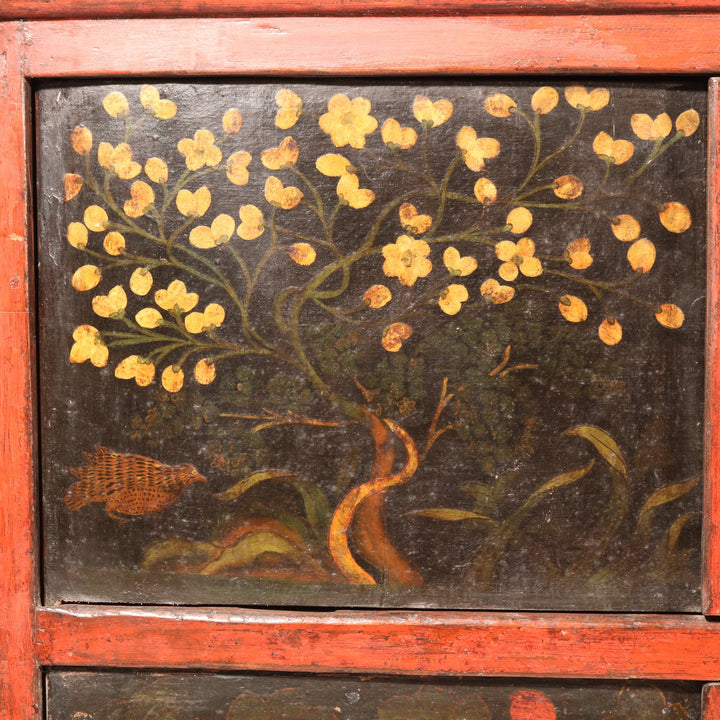 Painted Altar Cabinet From Tibet  - 19thC | Indigo Oriental Antiques