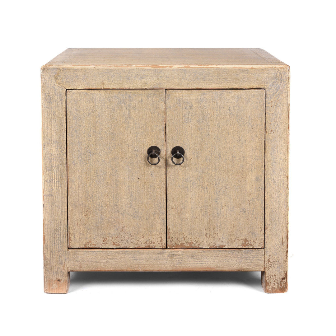 Painted Chinese Side Cabinet Made From Reclaimed Pine | Indigo Antiques