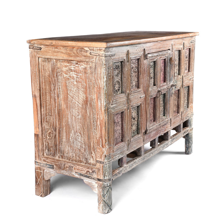 Carved Teak Dowry Chest - Damchiya From Kutch, Gujarat | Indigo Antiques