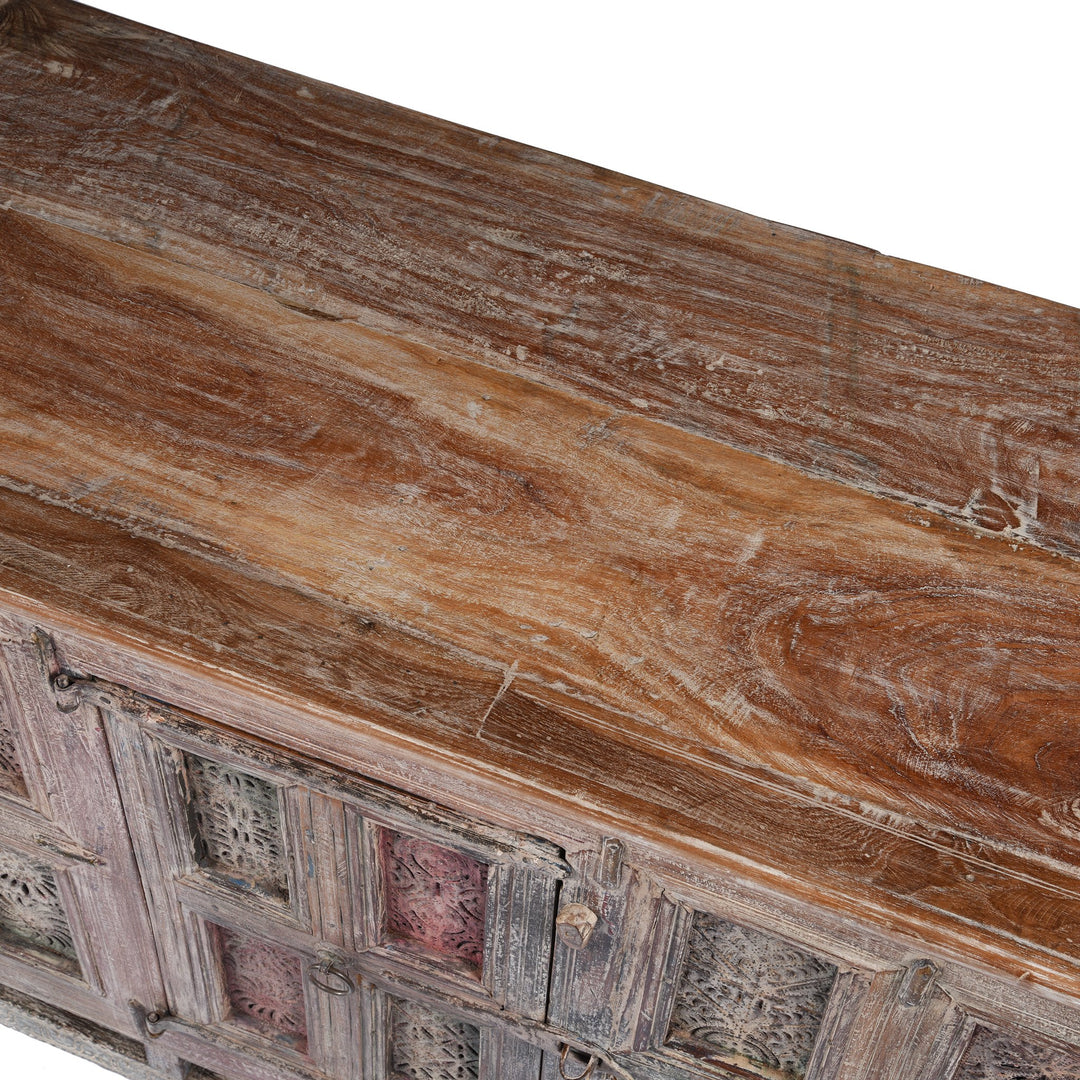 Carved Teak Dowry Chest - Damchiya From Kutch, Gujarat | Indigo Antiques