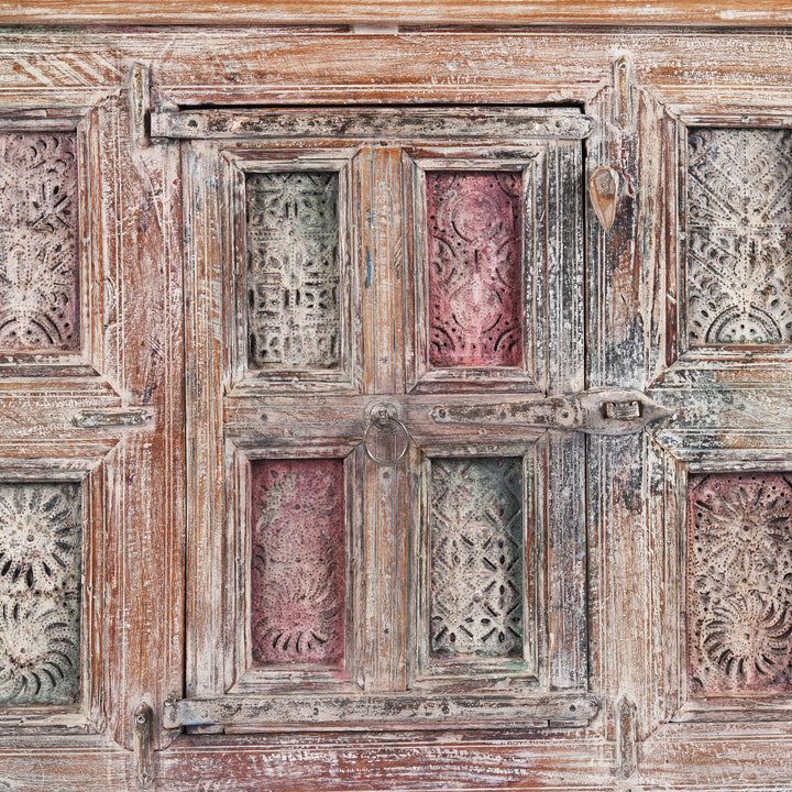 Carved Teak Dowry Chest - Damchiya From Kutch, Gujarat | Indigo Antiques