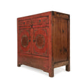 Painted Mongolian Cabinet With 2 Drawers - 19thC