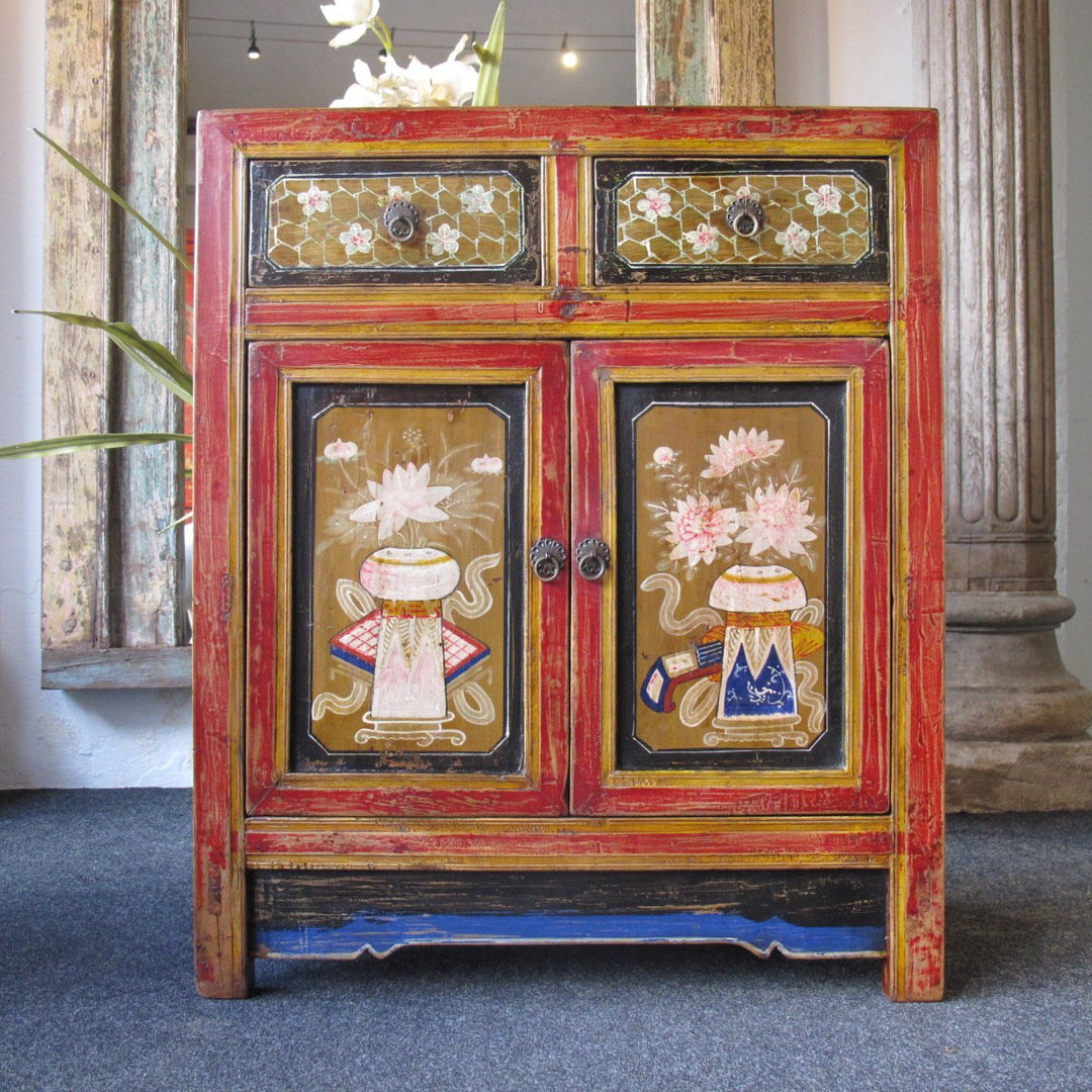 Painted Mongolian Sideboard | Indigo Oriental Antiques