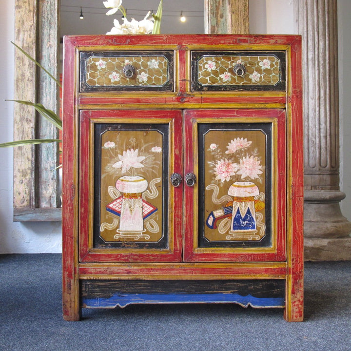 Painted Mongolian Sideboard | Indigo Oriental Antiques