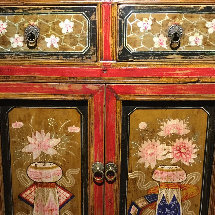 Painted Mongolian Sideboard | Indigo Oriental Antiques
