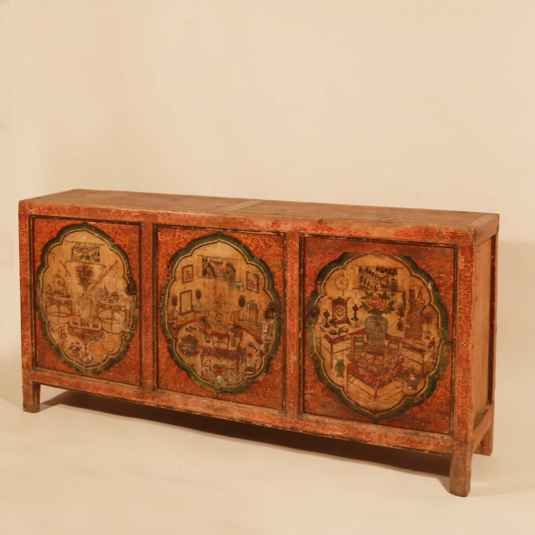 Painted Sideboard from Gansu Province | Indigo Oriental Antiques