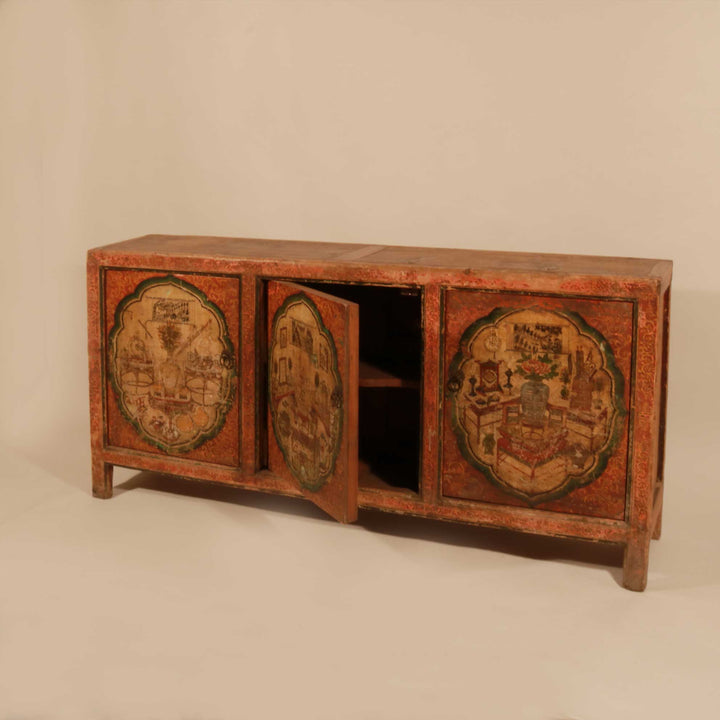 Painted Sideboard from Gansu Province | Indigo Oriental Antiques