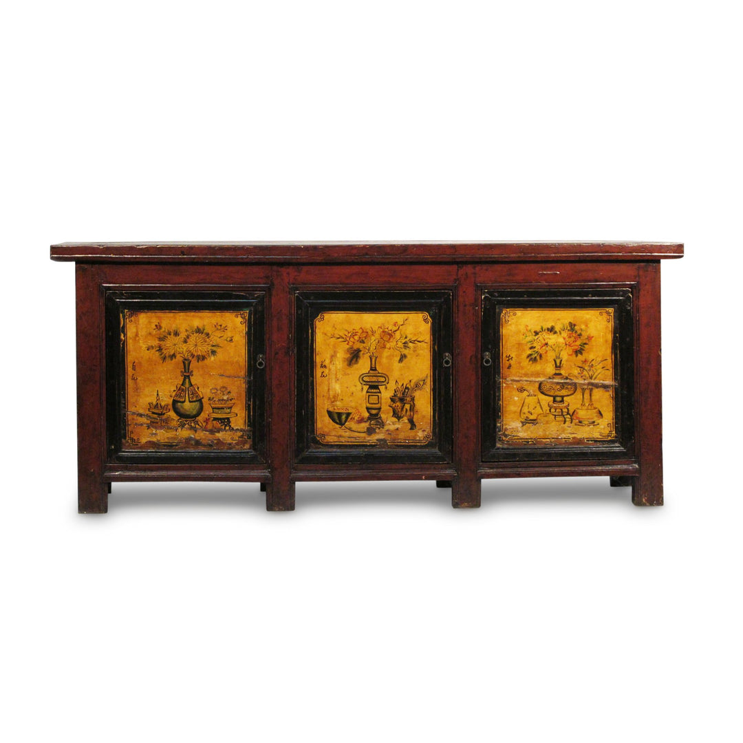 Painted Sideboard From Mongolia - 19thC | Indigo Oriental Antiques
