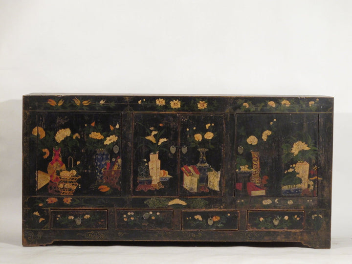 Painted Sideboard From Mongolia - 19thC | Indigo Oriental Antiques