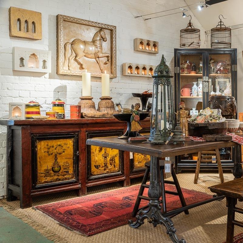 Painted Sideboard From Mongolia - 19thC | Indigo Oriental Antiques